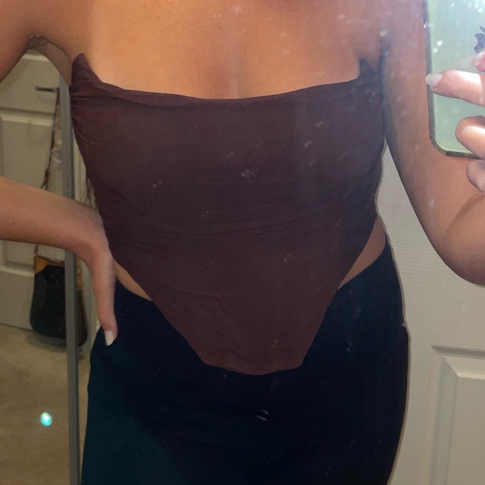 CORSET TOP—structured